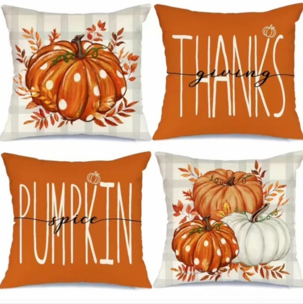 Fall pillow cover